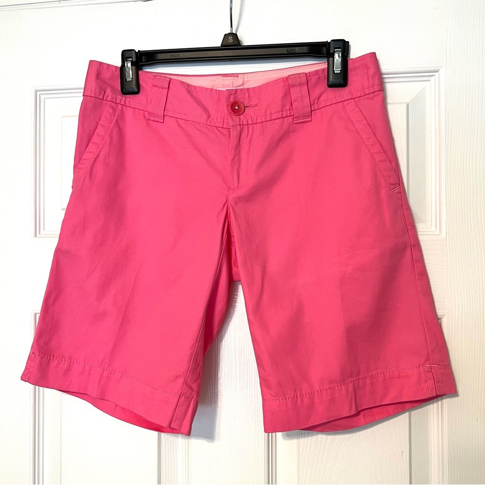 Lilly Pulitzer pink shorts longer length 0